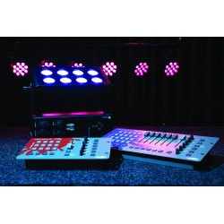 50708 Showtec ColorCue 2 Air Controller LED a 6 fader intelligente alimentato a batteria, 6 colori DMX wireless KaotikaStore