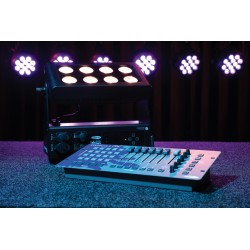 50708 Showtec ColorCue 2 Air Controller LED a 6 fader intelligente alimentato a batteria, 6 colori DMX wireless KaotikaStore