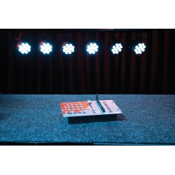 50707 Showtec ColorCue 1 Air Controller LED a fader singolo intelligente alimentato batteria 6 colori DMX wireless KaotikaStore