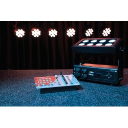 50707 Showtec ColorCue 1 Air Controller LED a fader singolo intelligente alimentato batteria 6 colori DMX wireless KaotikaStore