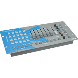 50704 Showtec ColorCue 2 LED controller intelligente 6 fader, 6 colori centralina piccolo mixer luci per fari a led KaotikaStore