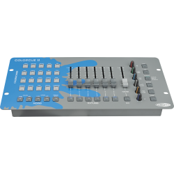 50704 Showtec ColorCue 2 LED controller intelligente 6 fader, 6 colori centralina piccolo mixer luci per fari a led KaotikaStore