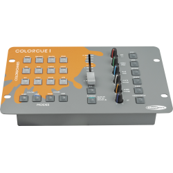 50703 Showtec ColorCue 1 LED controller intelligente 6 fader, 6 colori centralina piccolo mixer luci per fari a led KaotikaStore