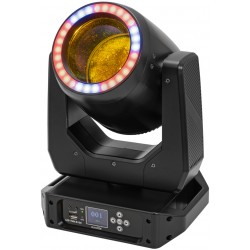 51786081 EUROLITE LED TMH-B120 Hypno Moving Head Beam con anello hypno ring ruota colori gobos prisma e focus KaotikaStore