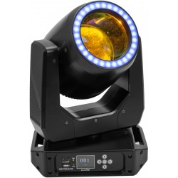 51786081 EUROLITE LED TMH-B120 Hypno Moving Head Beam con anello hypno ring ruota colori gobos prisma e focus KaotikaStore