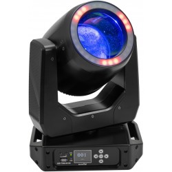 51786081 EUROLITE LED TMH-B120 Hypno Moving Head Beam con anello hypno ring ruota colori gobos prisma e focus KaotikaStore