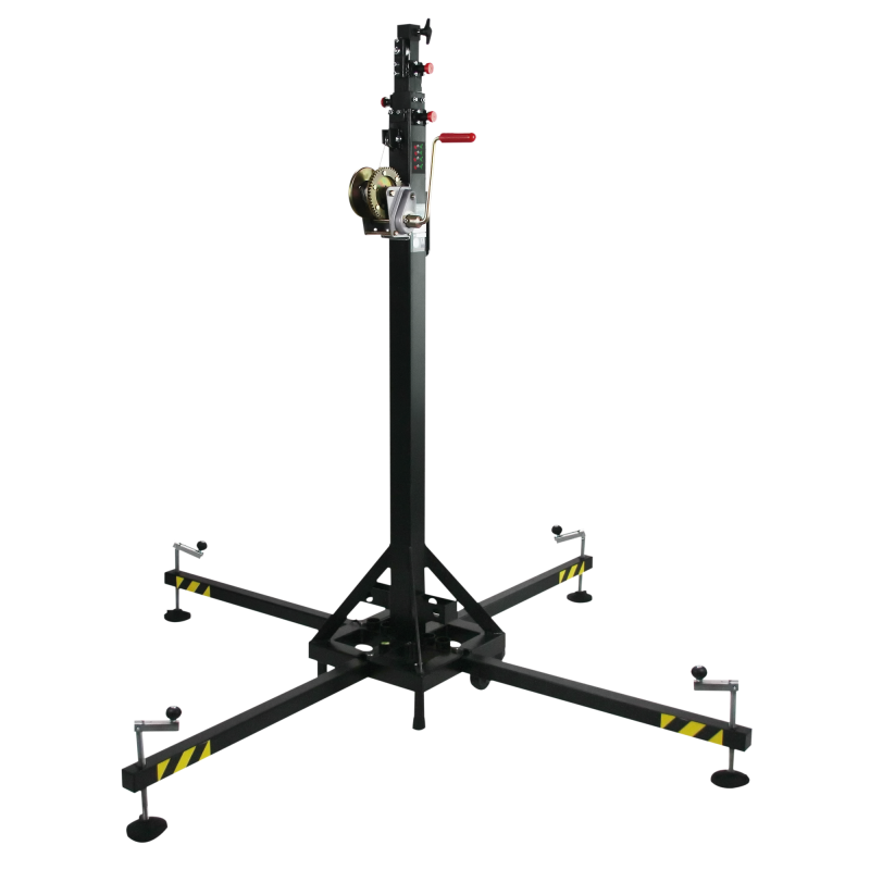 70863 Showgear MT-150 Lifting Tower Supporti Mammoth 5,3m torre sollevamento argano palco piazza service audio luci KaotikaStore