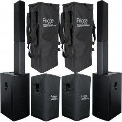 D3880 DAP Frigga Sistema PA attivo a colonna singola 1000 W RMS, SPL max di 134 dB a 1 m (colonna) KaotikaStore 8717748576118