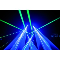 51348 Showtec Galactic RGB-6-751 6 laser a fascio largo full-colour da 600 mW rosso verde blu discoteca pub bar dj KaotikaStore