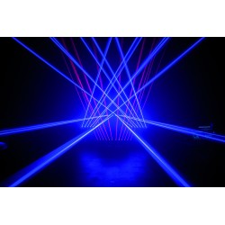 51348 Showtec Galactic RGB-6-751 6 laser a fascio largo full-colour da 600 mW rosso verde blu discoteca pub bar dj KaotikaStore