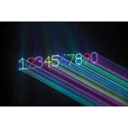 51342 Showtec Laser Galactic TXT RGB-300 DMX telecomando tastiera effetto luci feste dj party eventi matrimonio KaotikaStore