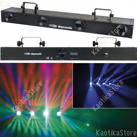 43056 Showtec Dynamic Led effetto luce simula laser RGB 4 moonflower luci dj feste discoteca pub KaotikaStore