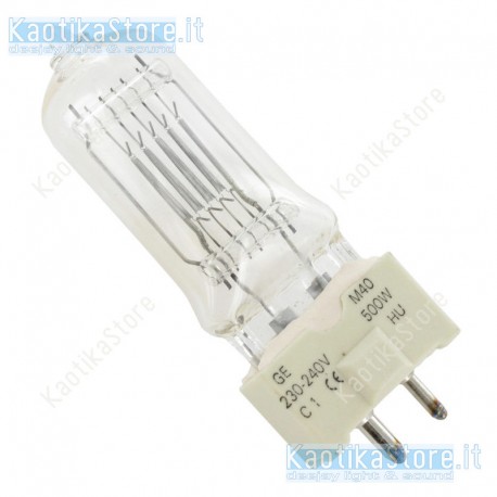 GE M40 240V/500W GY-9.5 2000h lampada ricambio