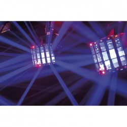 Showtec Energetic XL 3-in-1 luce led + beam + laser controllabile in DMX e IR con telecomando incluso