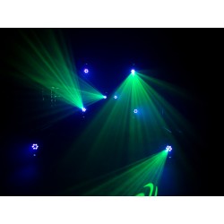 EUROLITE LED TMH-H90 Hybrid Moving-Head Spot/Wash COB testa Mobile DMX