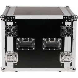 Showgear Double Door Case 10U rack flightcase 10HE 10 unità per protezione e trasporto finali mixer processori etc KaotikaStore