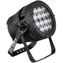 43548 Showtec Spectral M3000 Zoom Q4 MKII Spot 14 x 12 W LED Osram RGBW IP65 DMX faro PAR eventi live outdoor