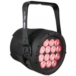 43548 Showtec Spectral M3000 Zoom Q4 MKII Spot 14 x 12 W LED Osram RGBW IP65 DMX faro PAR eventi live outdoor