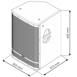 DAP Pure-15 Diffusore full-range passivo da 15" cassa passiva 400 W RMS 800W picco