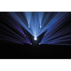 45040 Showtec Shark - The Meg - Beam One Testa mobile LED ibrida da 100 W con anello LED per discoteca e palchi 45040