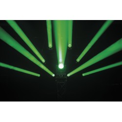 45040 Showtec Shark - The Meg - Beam One Testa mobile LED ibrida da 100 W con anello LED per discoteca e palchi 45040