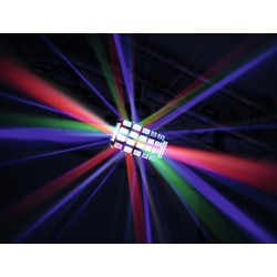 51918310 Eurolite D-30 LED DMX RGBWAP strobo derby effetto discoteca effetto a fasci hybrid KaotikaStore