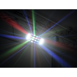 51918310 Eurolite D-30 LED DMX RGBWAP strobo derby effetto discoteca effetto a fasci hybrid KaotikaStore