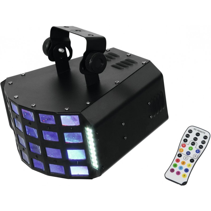 51918310 Eurolite D-30 LED DMX RGBWAP strobo derby effetto discoteca effetto a fasci hybrid KaotikaStore