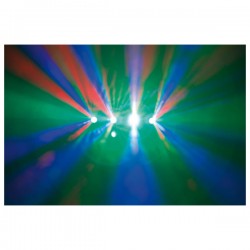 Showtec Dynamic Led effetto luce simula laser RGB 4 moonflower luci dj feste discoteca pub KaotikaStore