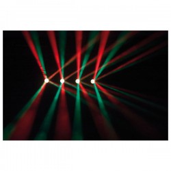 Showtec Dynamic Led effetto luce simula laser RGB 4 moonflower luci dj feste discoteca pub KaotikaStore