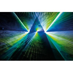 51360 Showtec Solaris 3.0 Laser RGB a potenza elevata con controllo ILDA Laser a colori 3.000 mW KaotikaStore 8717748546838