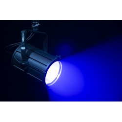 34068 Showtec ACT Par 200W UV faro a LED ultravioletti luce viola blacklight nera plafoniera ultravioletti party KaotikaStore