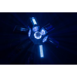 Showtec Typhoon 640 6 x RGBW LED effetto sfera a specchio multieffetto automatico all-in-one centropista