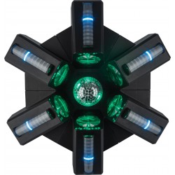 43174 Showtec Typhoon 640 6 x RGBW LED effetto sfera a specchio multieffetto automatico all-in-one centropista KaotikaStore