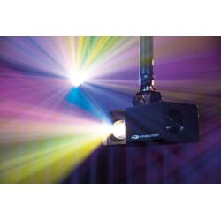 43172 Showtec Rainbow Moon Effetto luce LED DMX luci con specchi automatico bianco caldo 100W KaotikaStore