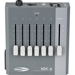 50723 Showtec SDC-6 DMX controller semplificato fino 6 canali per settaggio fari ed effetti luce KaotikaStore