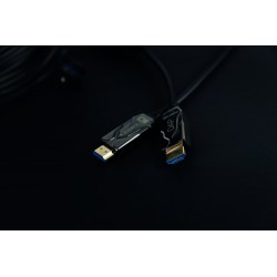 FV47100 DAP Cavo in fibra ottica HDMI 2.1 AOC 8K armato 100 m placcato oro KaotikaStore