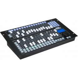 70064555 EUROLITE DMX COMMANDER 512 controller luci DMX banco regia teatrale discoteca fari luci KaotikaStore 4026397724264