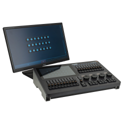 50740 Showtec LAMPY 20 1U Console DMX da 20 fader e 1 Universo Consolle DMX centralina controllo testa mobile