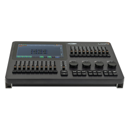 50740 Showtec LAMPY 20 1U Console DMX da 20 fader e 1 Universo Consolle DMX centralina controllo testa mobile