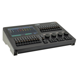 50740 Showtec LAMPY 20 1U Console DMX da 20 fader e 1 Universo Consolle DMX centralina controllo testa mobile