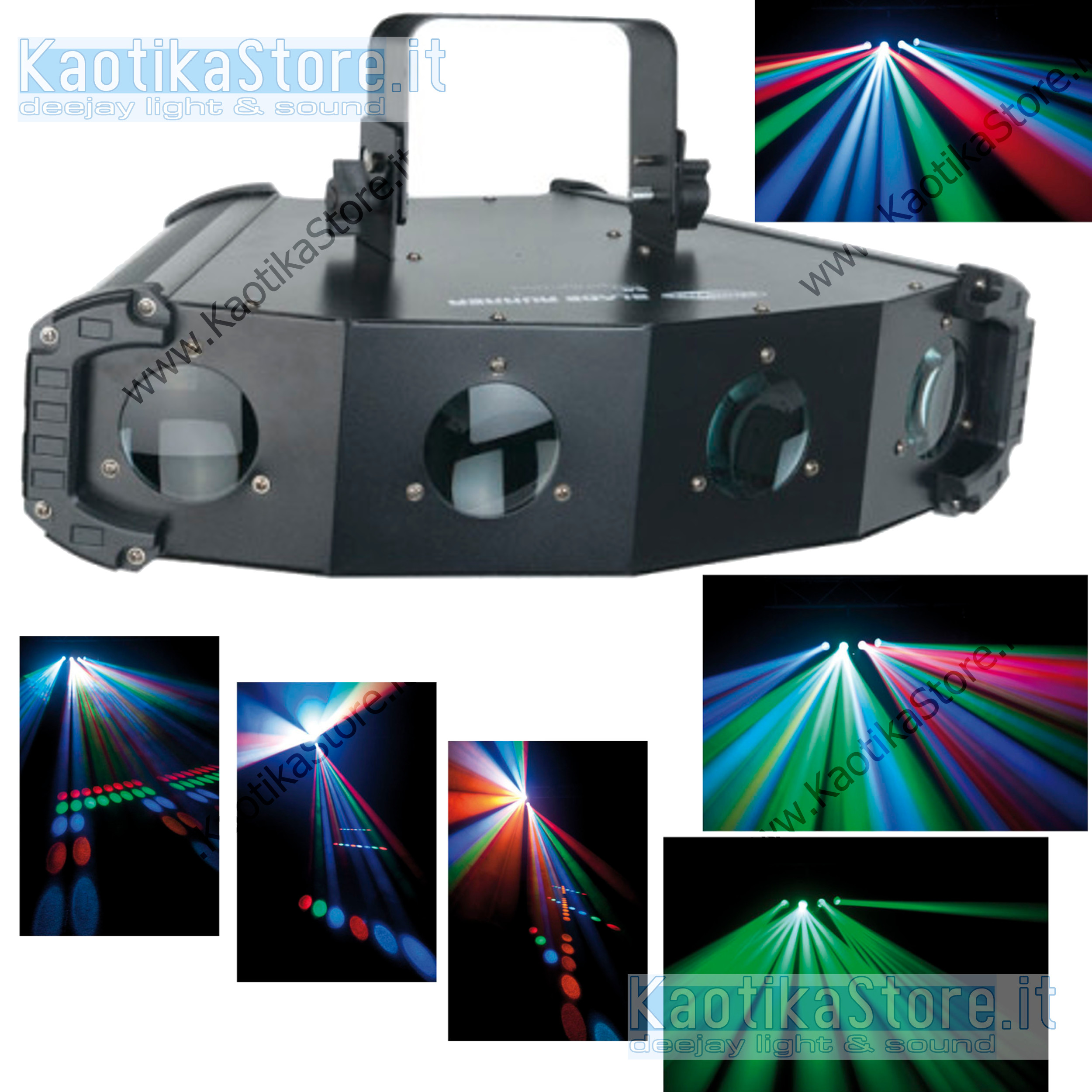 Effetti Luce Led Discoteca.Effetto Luce A Led Rgbw Dmx Per Discoteca Dj Feste Luci Musicali Kaotikastore Ebay