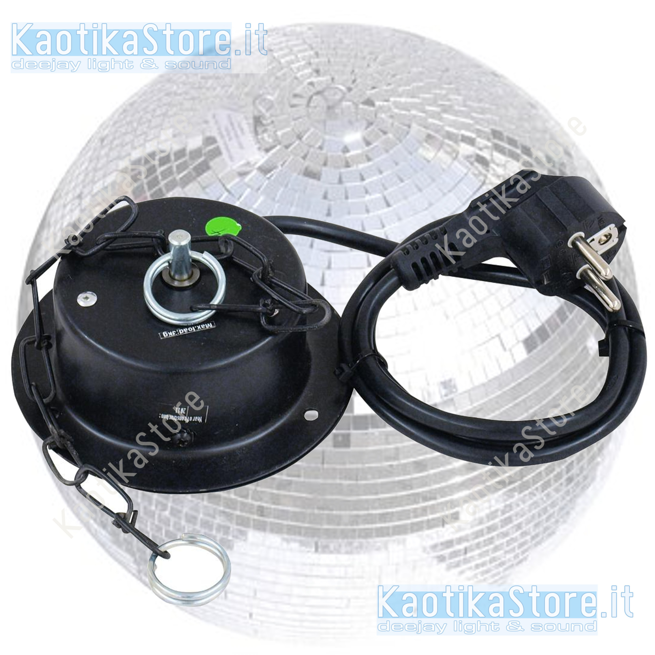 Sfera specchiata 50cm escluso motore specchi vetro effetto discoteca mirror  ball palla